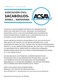 a flyer for the acsa in argentina